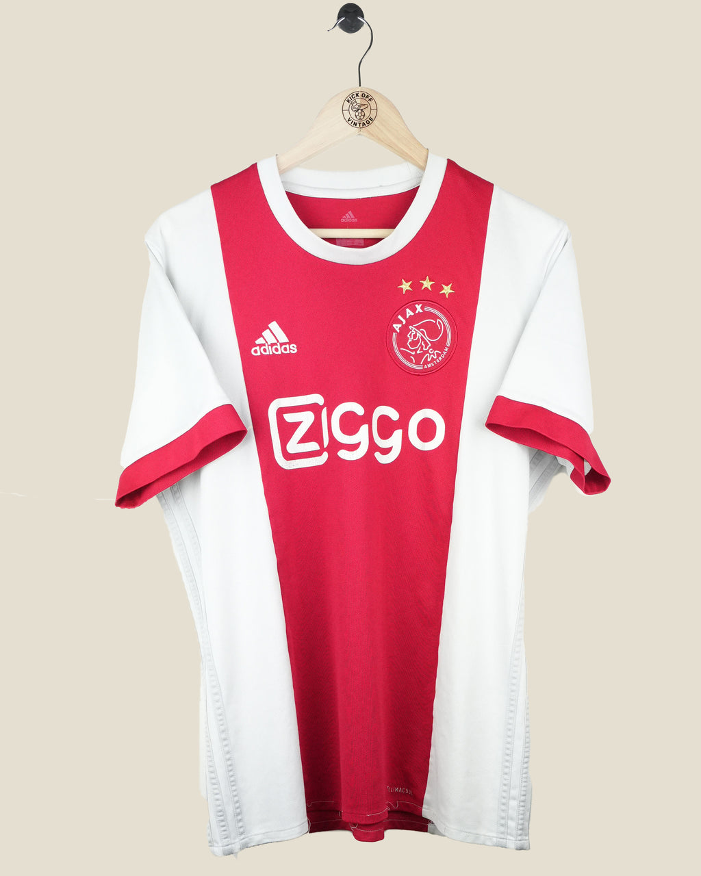 AJAX 2017/18 KLUIVERT HOME SHIRT (L) ADIDAS