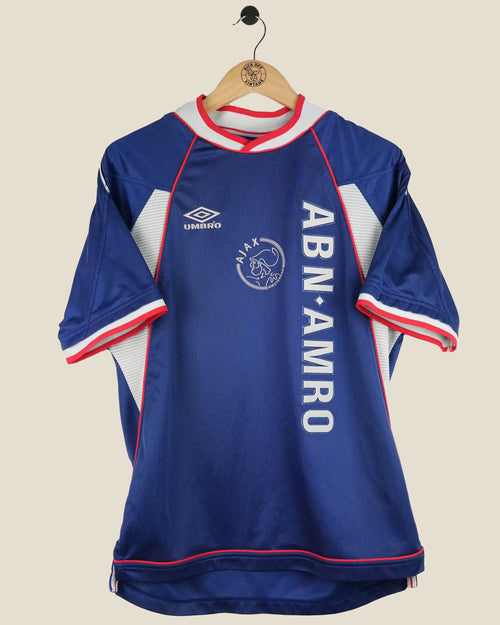 AJAX 1999/00 LAUDRUP AWAY SHIRT (M) UMBRO