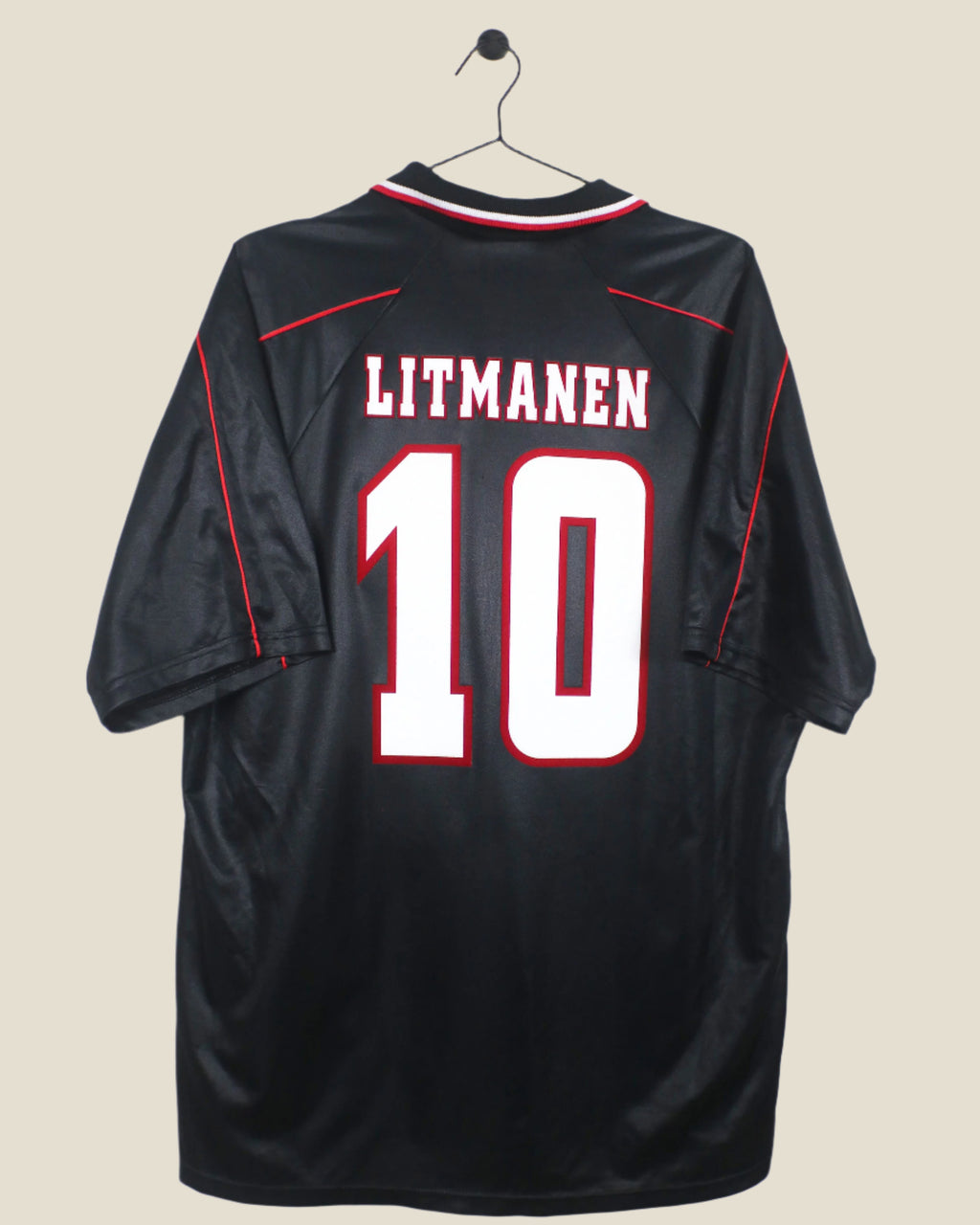 AJAX 1998/99 LITMANEN #10 AWAY SHIRT (XL) UMBRO