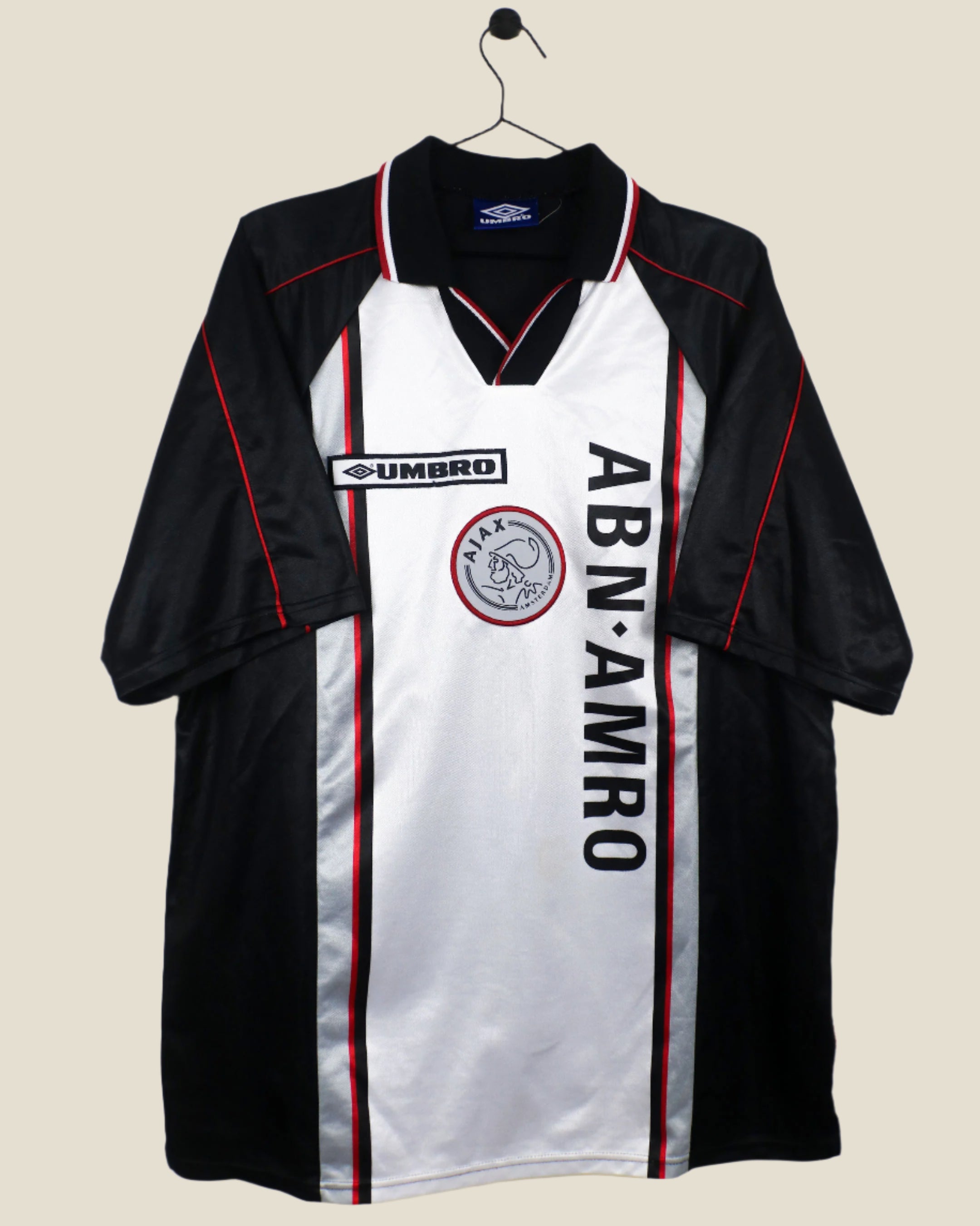 AJAX 1998/99 LITMANEN #10 AWAY SHIRT (XL) UMBRO