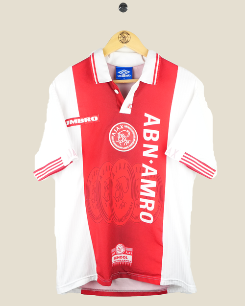 AJAX 1997/98 LITMANEN HOME SHIRT (M) UMBRO