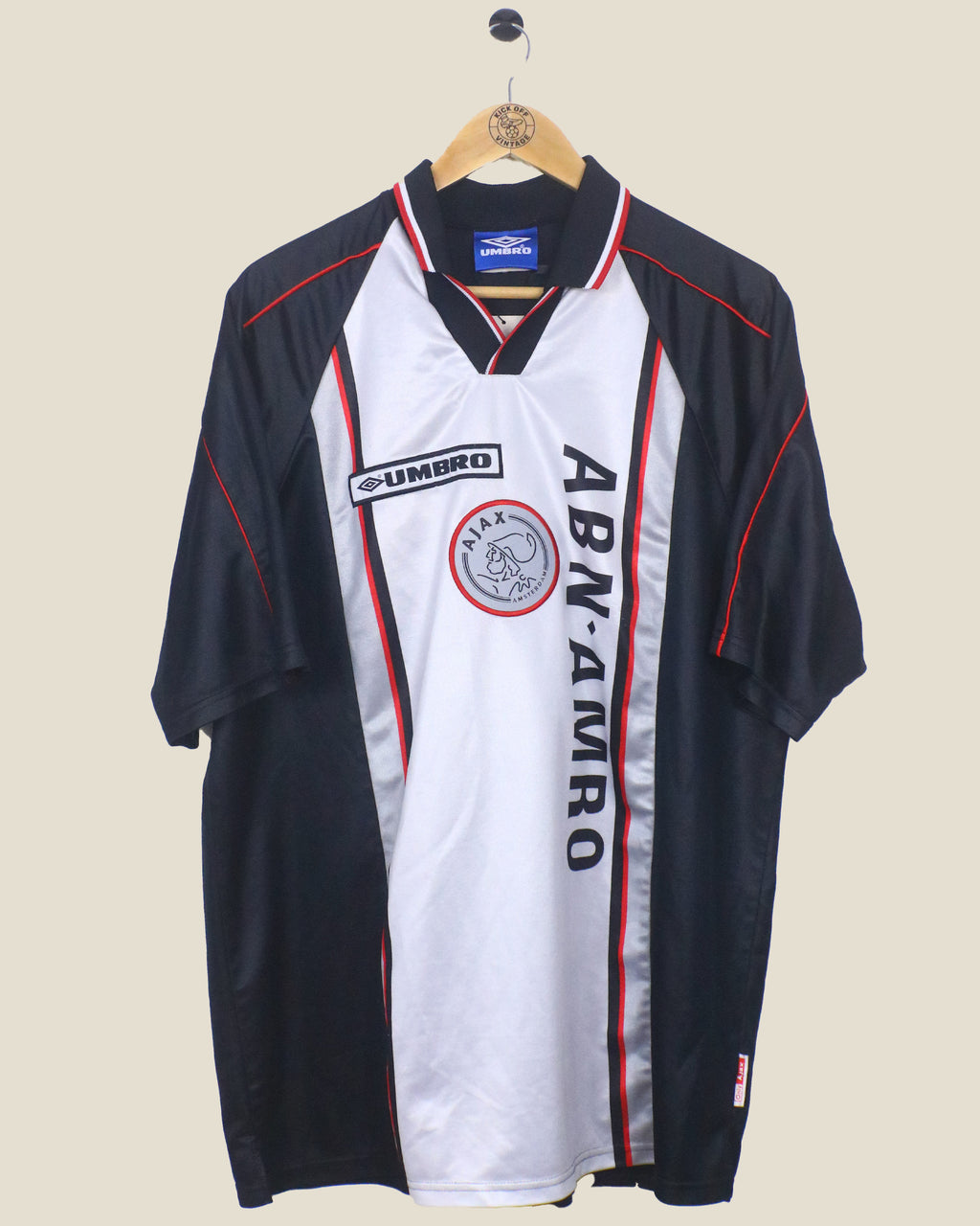 AJAX 1998/99 AWAY LITMANEN (XL) UMBRO