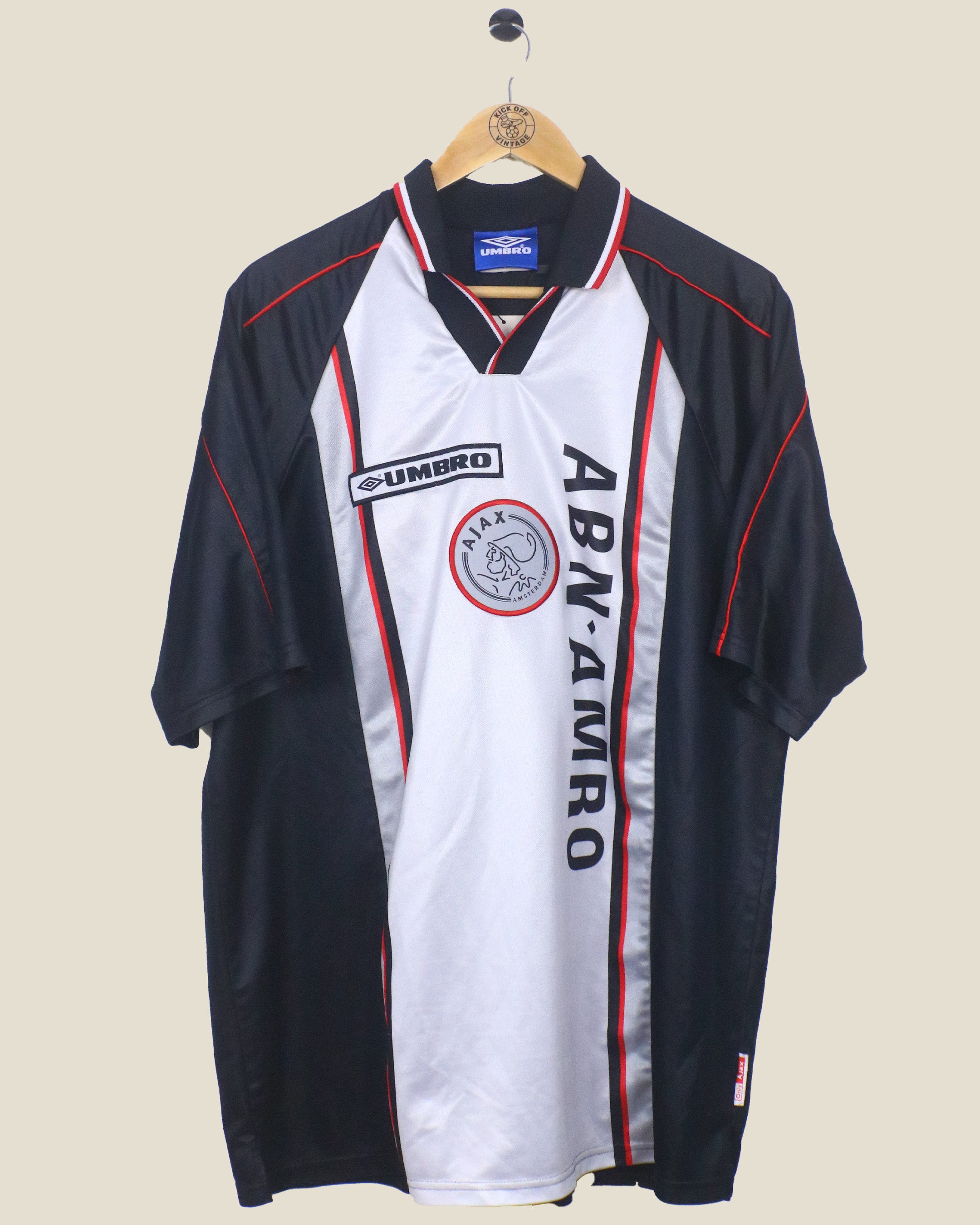 AJAX 1998/99 AWAY LITMANEN (XL) UMBRO