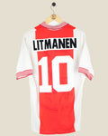 AJAX 1995/96 LITMANEN HOME SHIRT (L) UMBRO