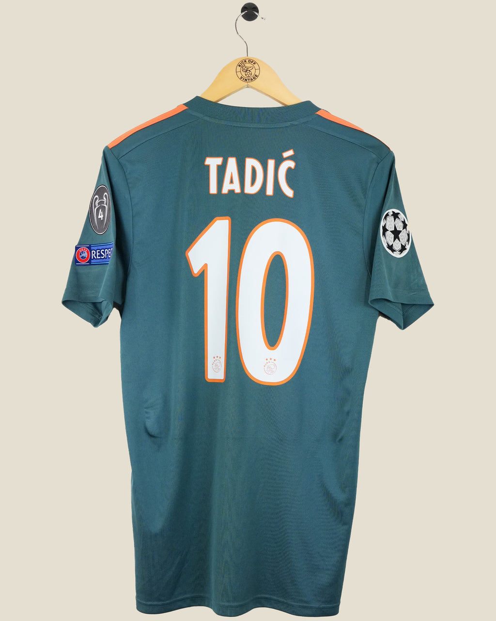 AJAX 2019/20 TADIC UCL AWAY SHIRT (M) ADIDAS
