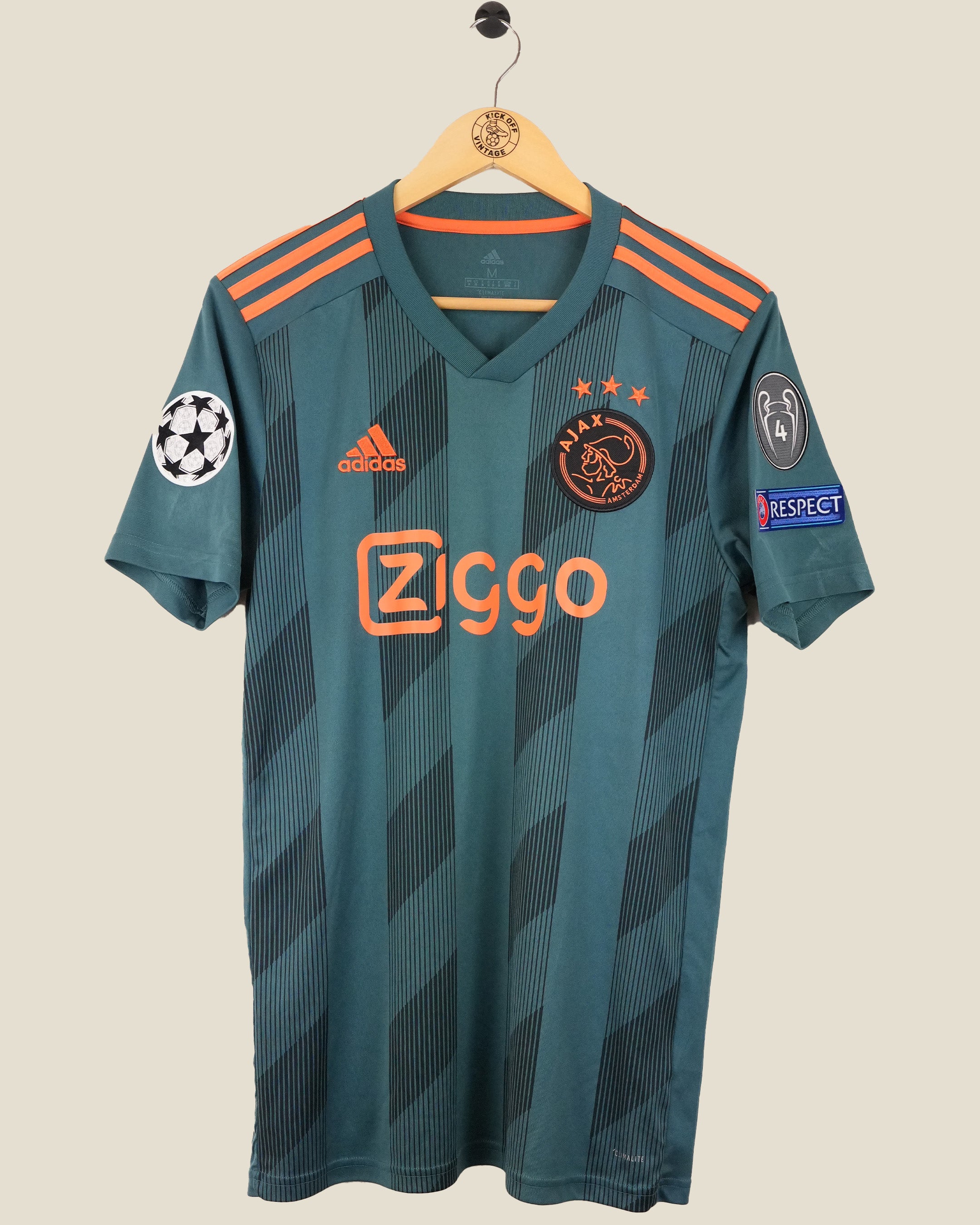 AJAX 2019/20 TADIC UCL AWAY SHIRT (M) ADIDAS