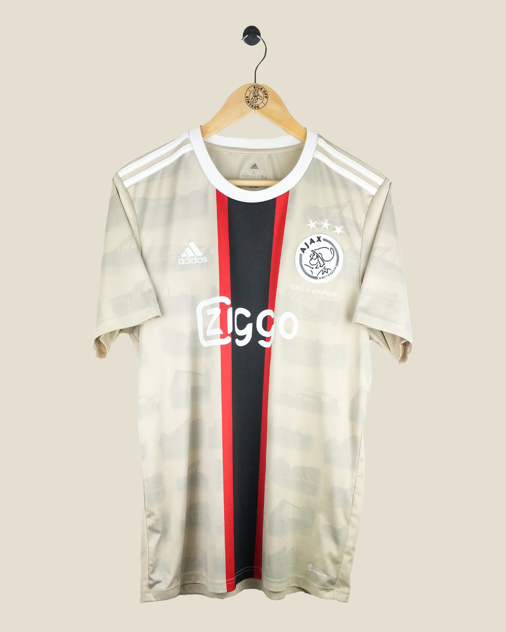 AJAX 2022/23 TADIC THIRD DAILY PAPER SHIRT (L) ADIDAS