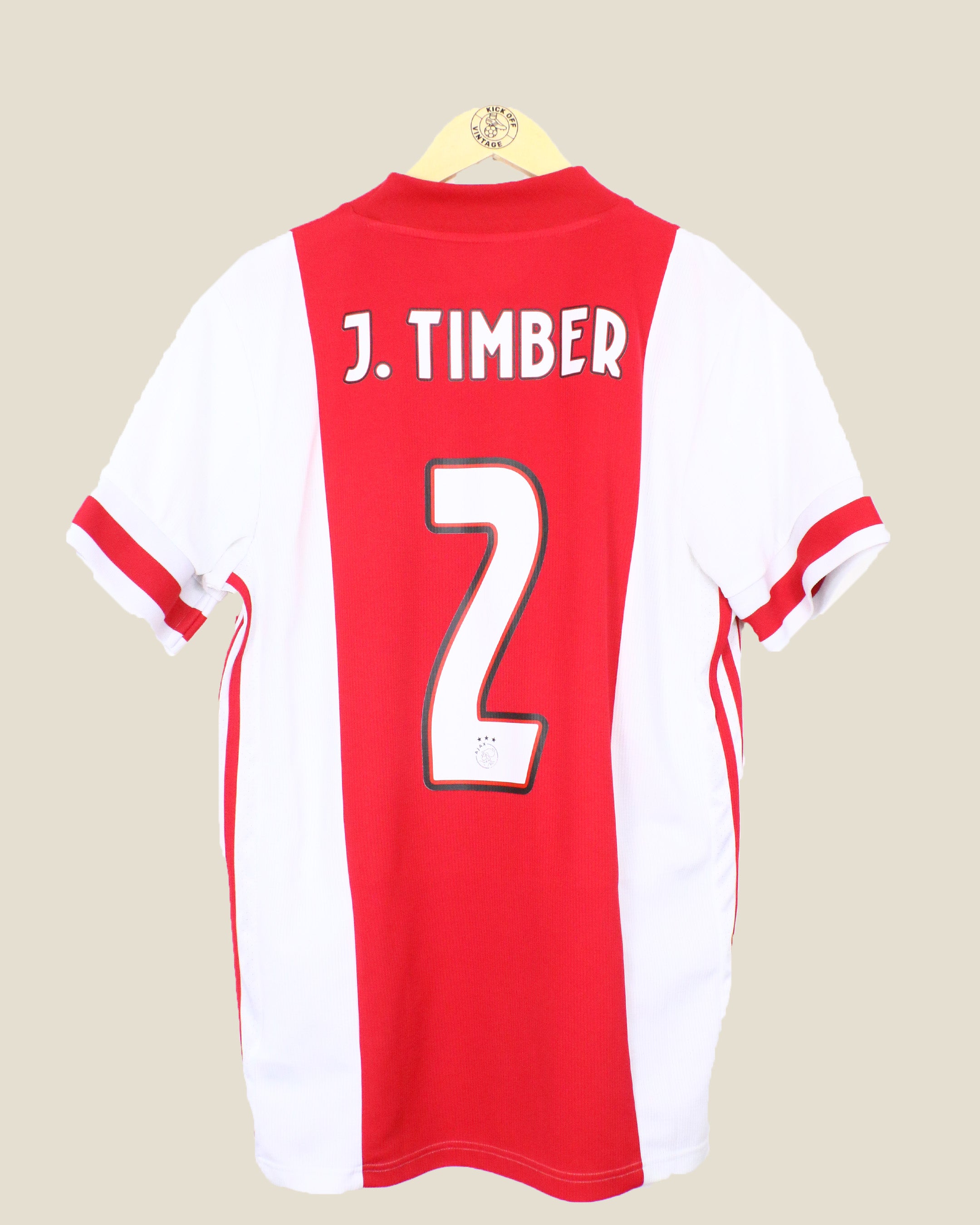 AJAX 2020/21 TIMBER HOME SHIRT (M) ADIDAS