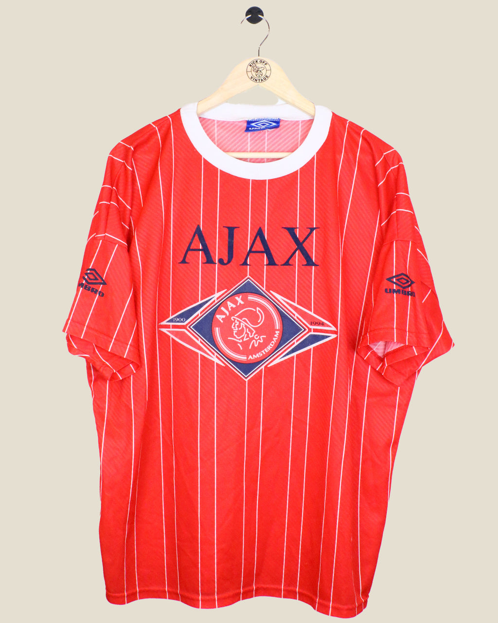 AJAX 1994/95 TRAINING SHIRT (XL) UMBRO