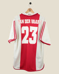 AJAX 2000/01 VAN DER VAART HOME SHIRT (L) ADIDAS