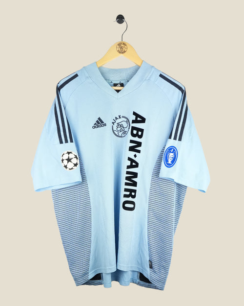 AJAX 2002/03 VAN DER VAART UCL AWAY SHIRT (XL) ADIDAS