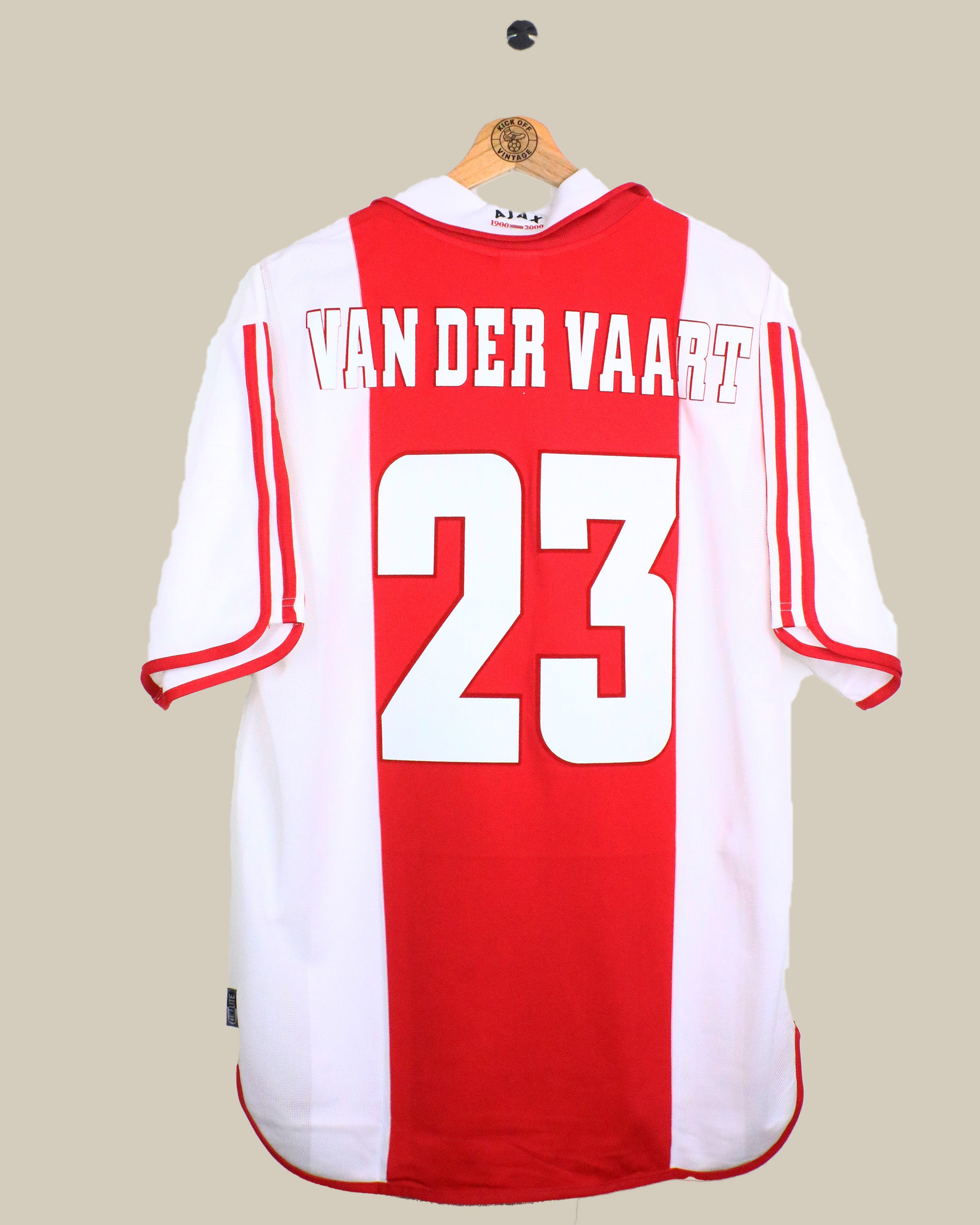 AJAX 2000/01 VAN DER VAART HOME (L) ADIDAS