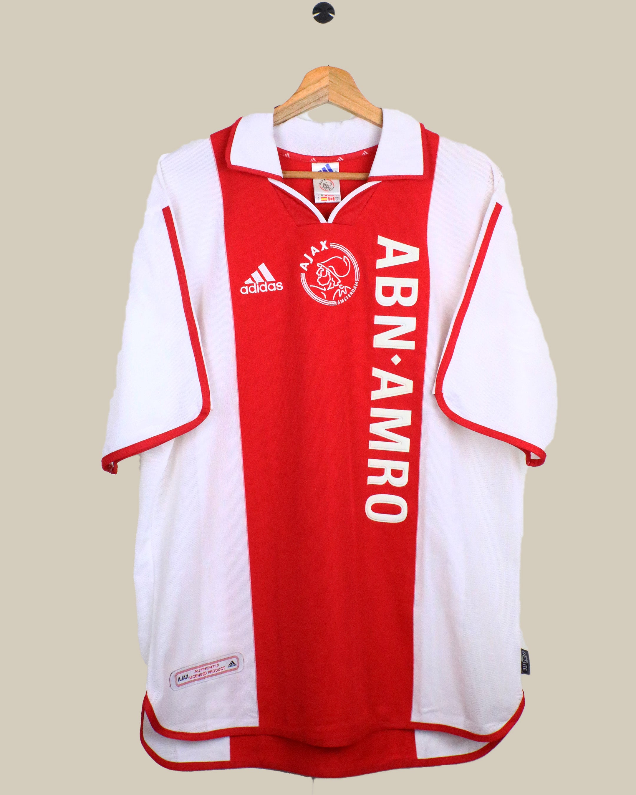 AJAX 2000/01 VAN DER VAART HOME (L) ADIDAS