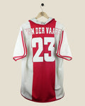 AJAX 2000/01 VAN DER VAART HOME SHIRT (XL) ADIDAS