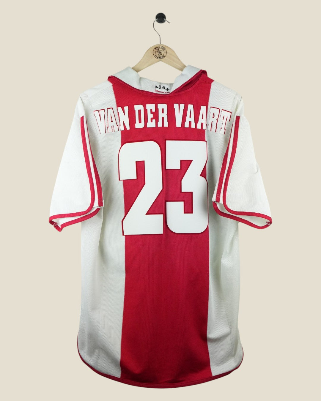 AJAX 2000/01 VAN DER VAART HOME SHIRT (XL) ADIDAS