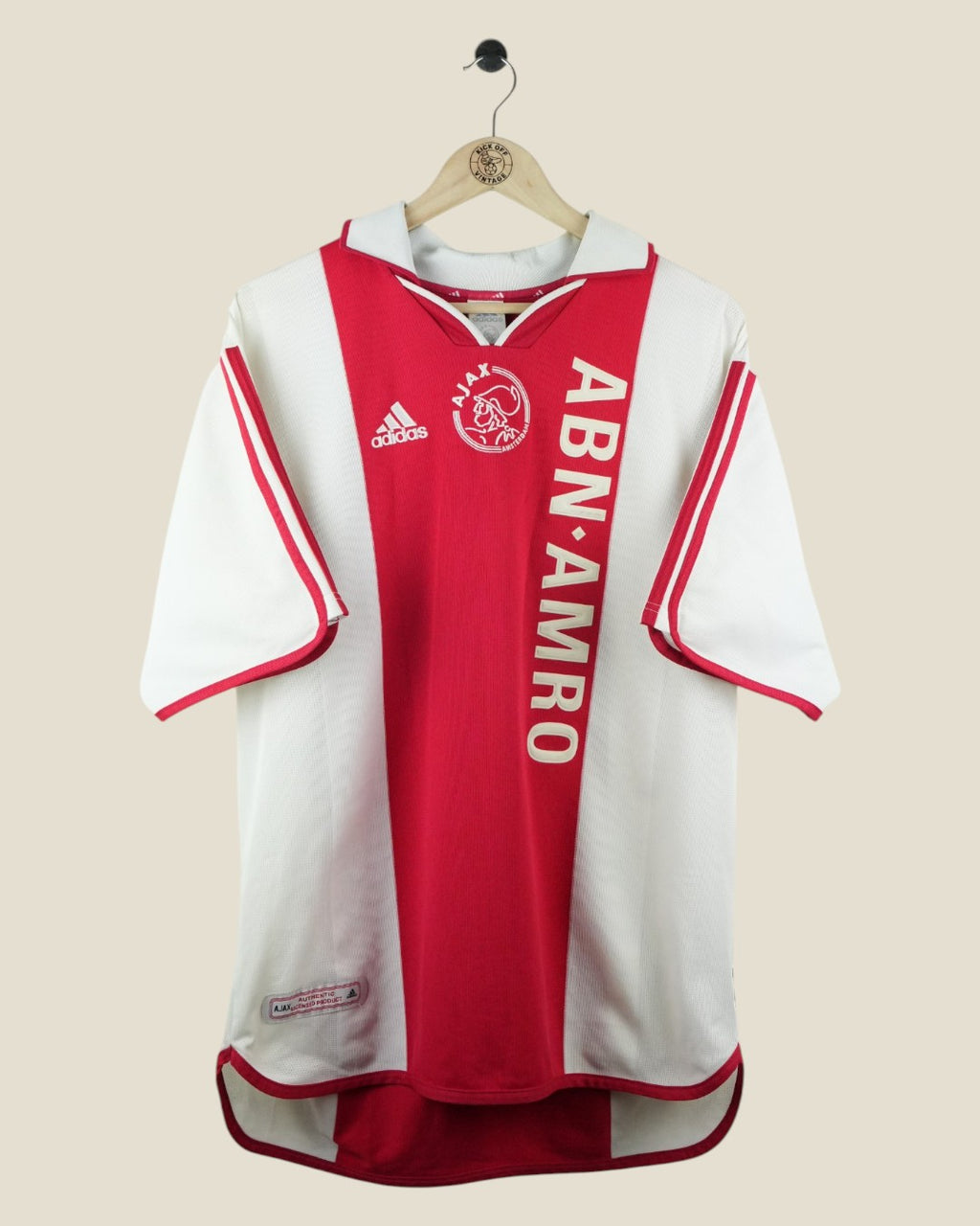 AJAX 2000/01 VAN DER VAART HOME SHIRT (XL) ADIDAS
