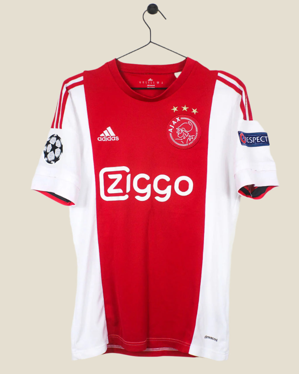 AJAX 2015/16 MILIK #9 UCL HOME SHIRT (S) ADIDAS