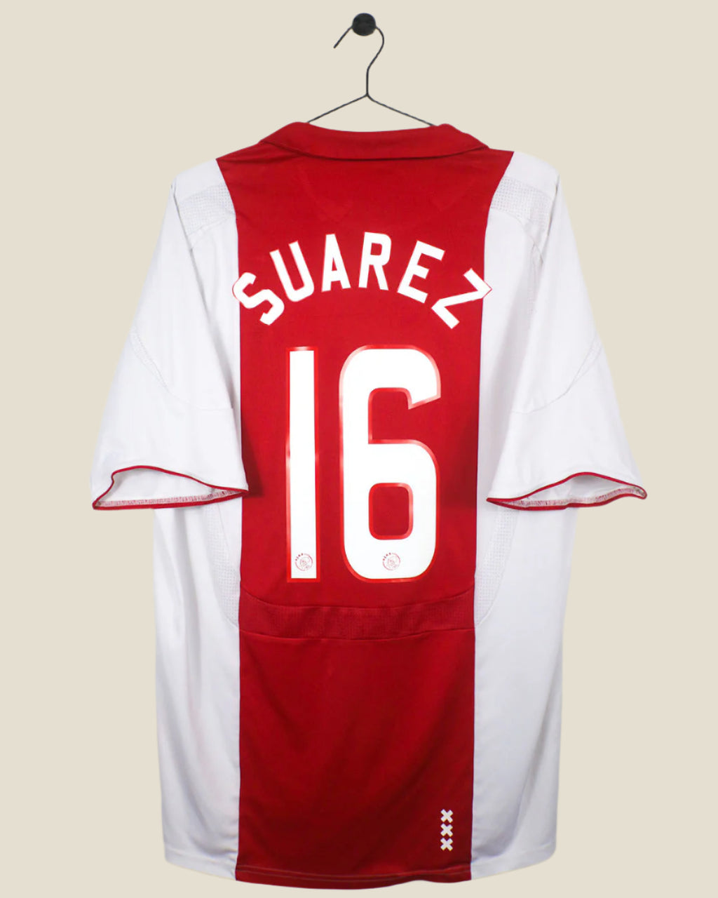 AJAX 2007/08 SUAREZ #16 HOME SHIRT (XL) ADIDAS