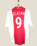 AJAX 2001/02 ZLATAN HOME SHIRT (M) ADIDAS