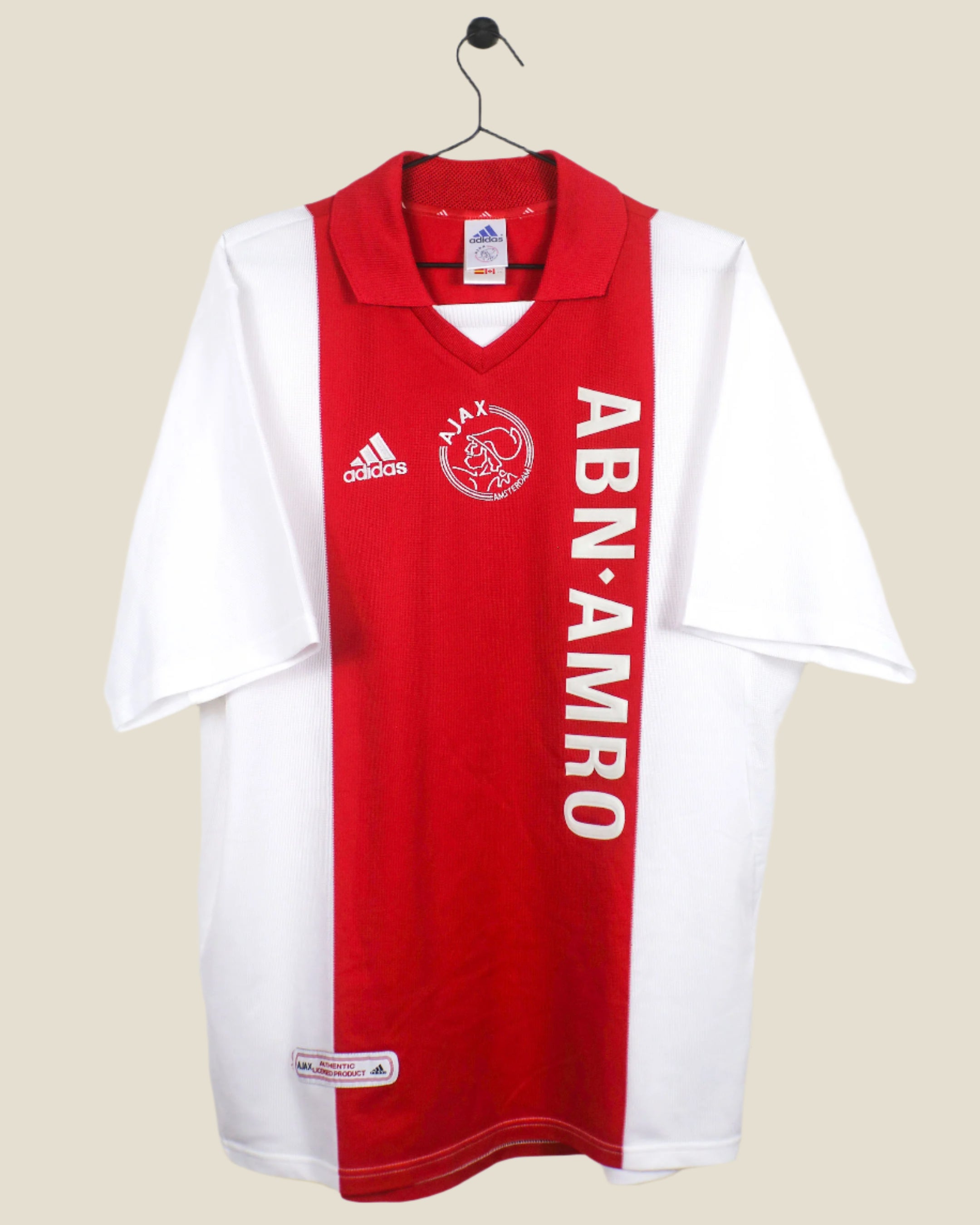 AJAX 2001/02 ZLATAN #9 HOME SHIRT (L) ADIDAS
