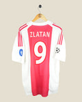 AJAX 2002/03 ZLATAN HOME UCL SHIRT (L) ADIDAS