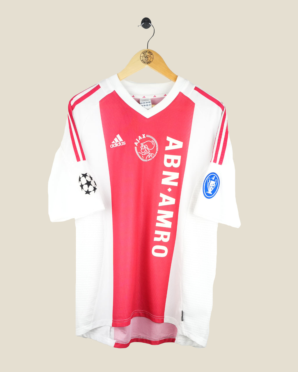 AJAX 2002/03 ZLATAN HOME UCL SHIRT (L) ADIDAS