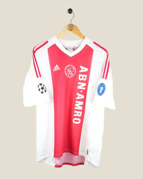 AJAX 2002/03 ZLATAN HOME UCL SHIRT (L) ADIDAS