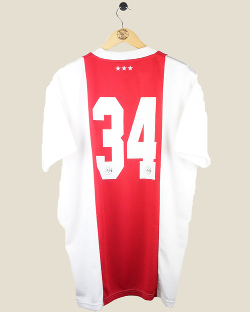 AJAX 2021/22 HOME SHIRT #34 (XL) ADIDAS