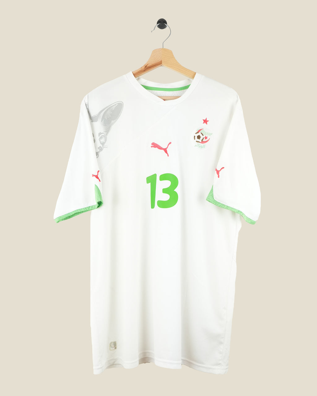 ALGERIA 2010 MATOUR HOME SHIRT (L/XL) PUMA