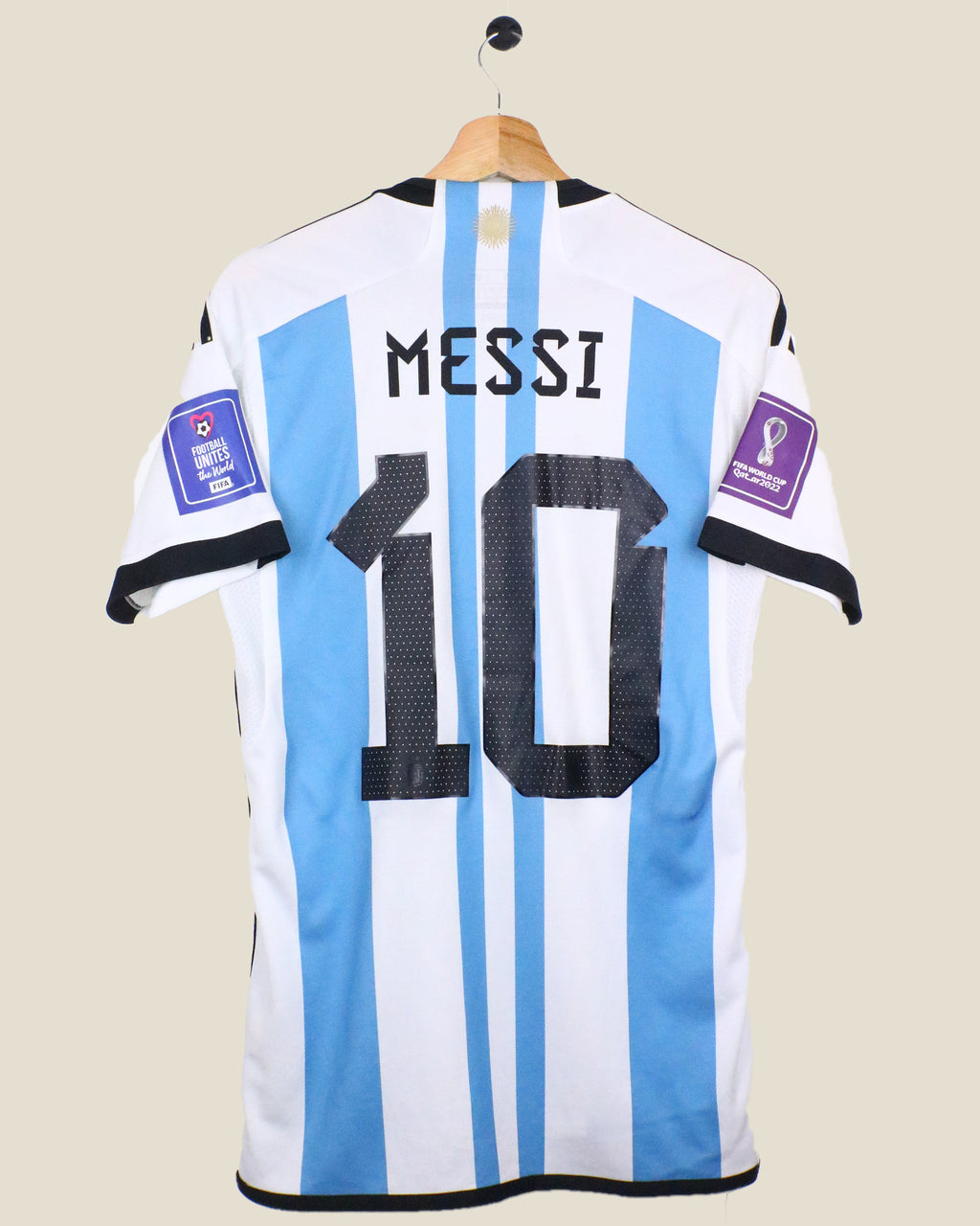 ARGENTINA 2022 MESSI #10 WORLD CUP FINAL HOME (S) ADIDAS