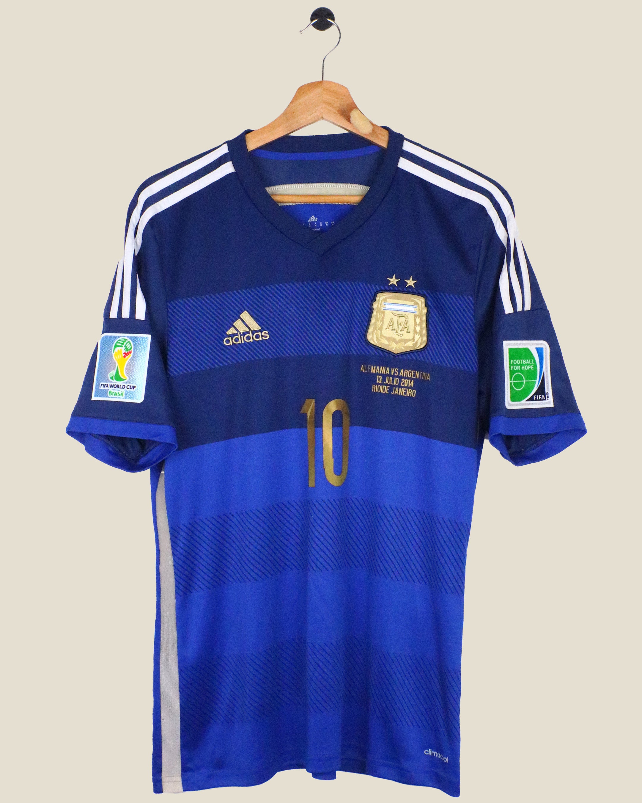 ARGENTINA 2014 MESSI WORLD CUP FINAL AWAY (M) ADIDAS