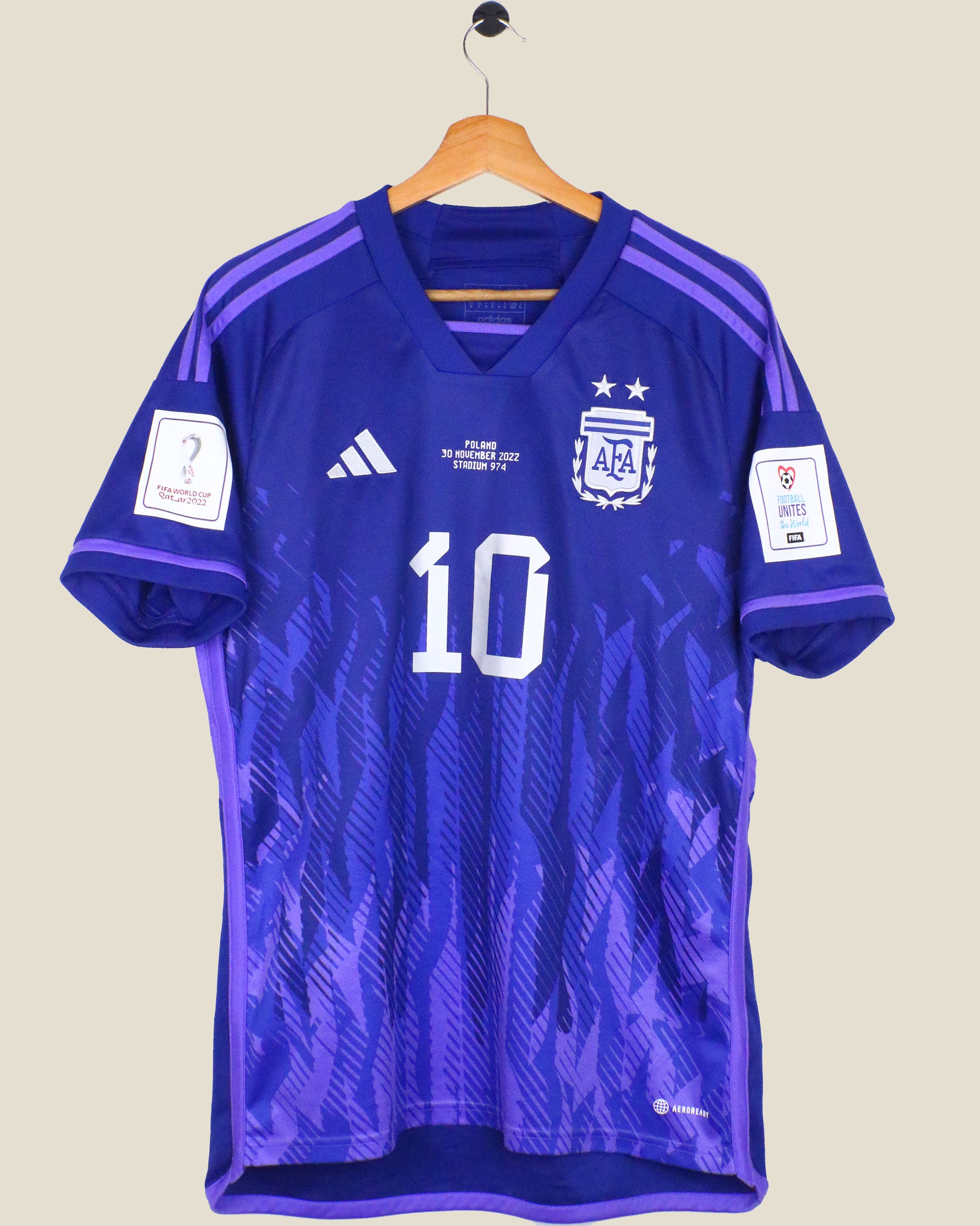 ARGENTINA 2022 MESSI WORLD CUP AWAY (M) ADIDAS