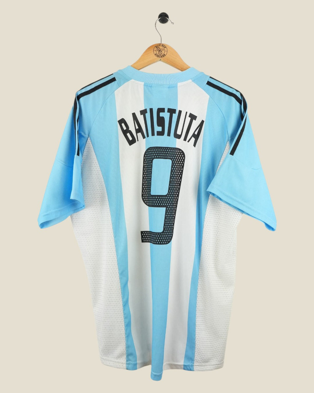 ARGENTINA 2002 BATISTUTA HOME SHIRT SOUTH AMERICAN VERSION (XL) ADIDAS