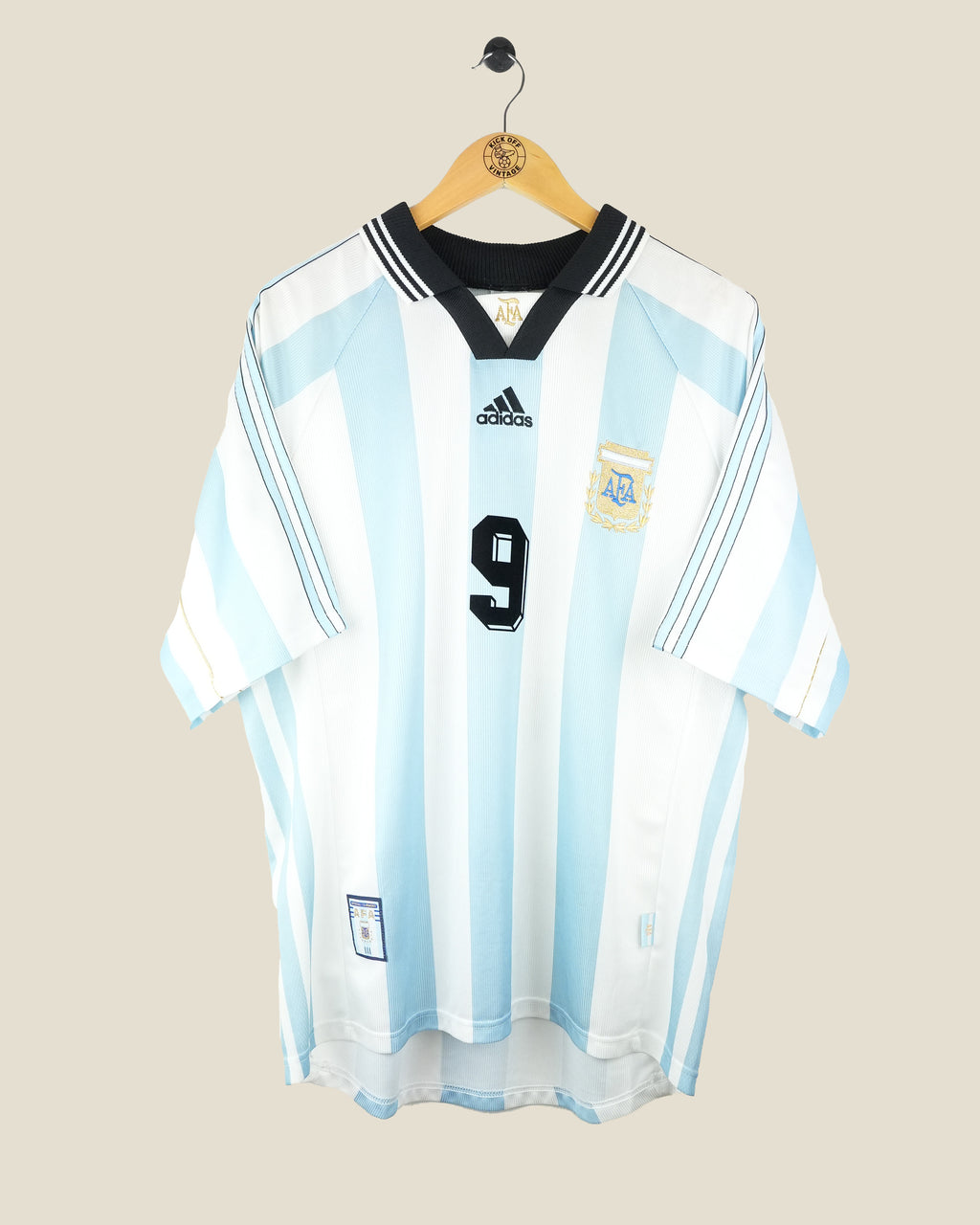 ARGENTINA 1998 BATISTUTA HOME SHIRT (L) ADIDAS