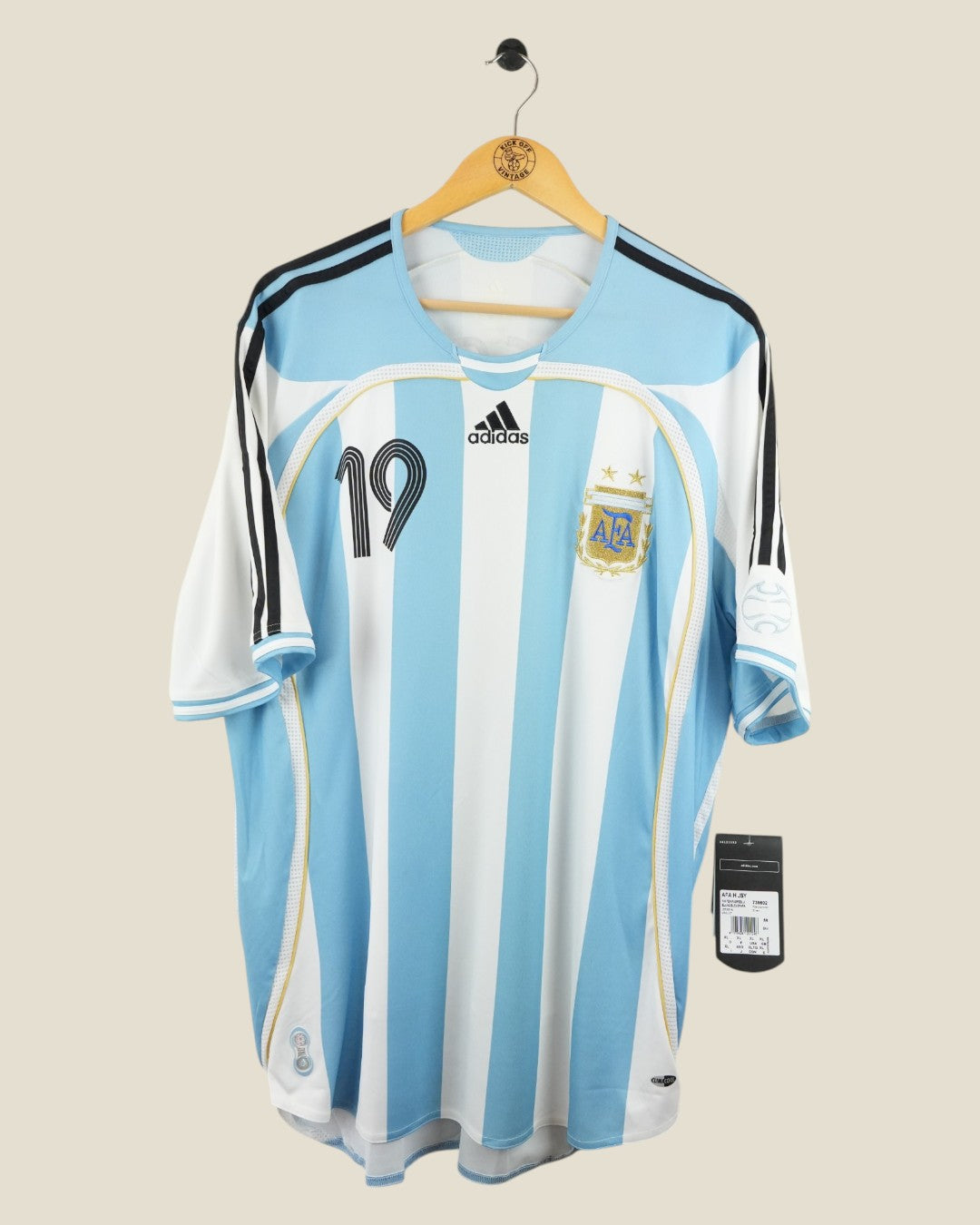 ARGENTINA 2006 MESSI HOME SHIRT BNWT (XL) ADIDAS