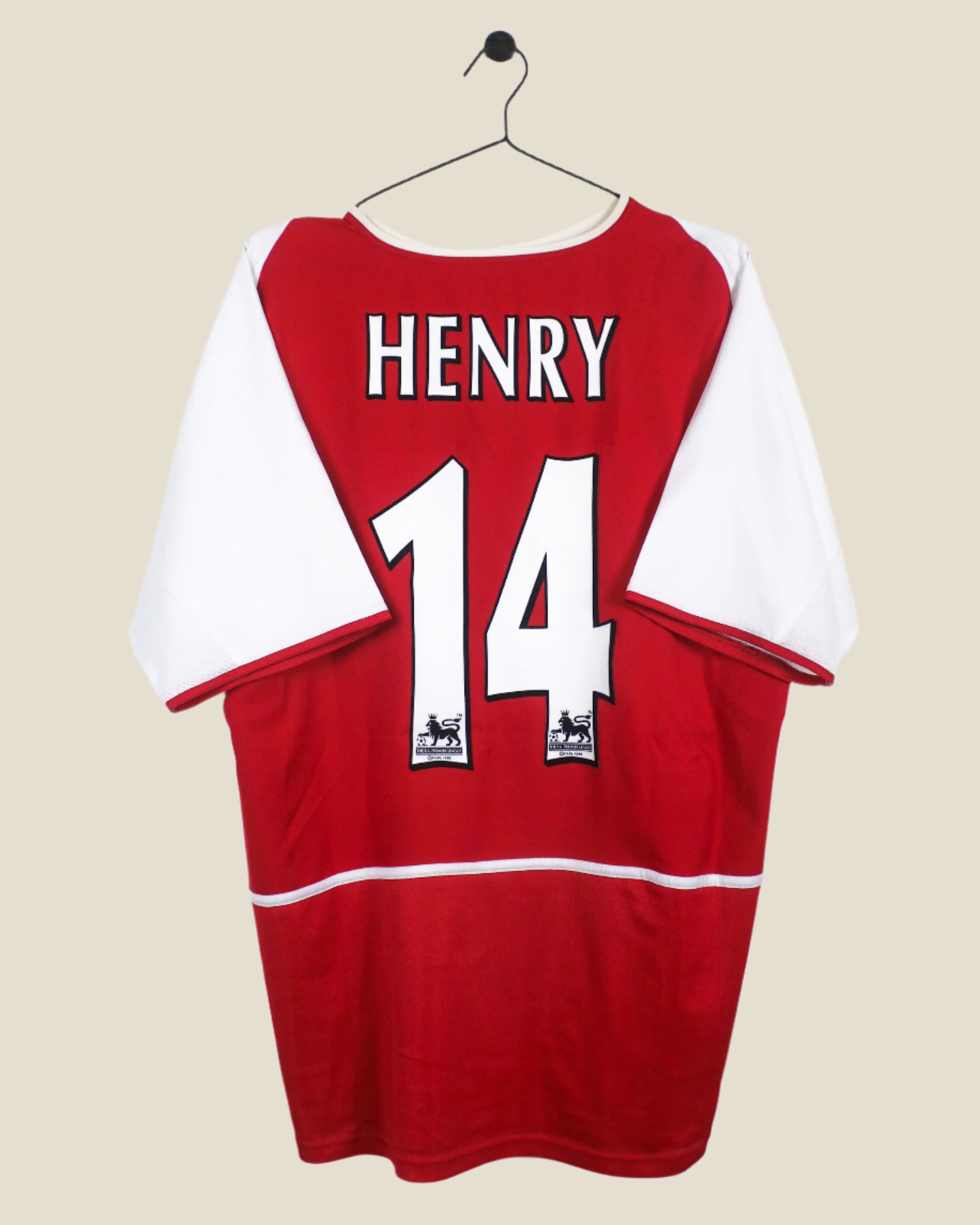 ARSENAL 2002/04 HENRY #14 HOME SHIRT (XL) NIKE