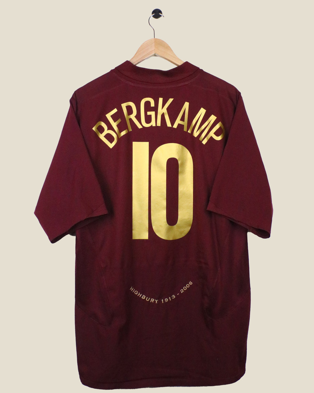 ARSENAL 2005/06 BERGKAMP #10 HOME (XL) NIKE