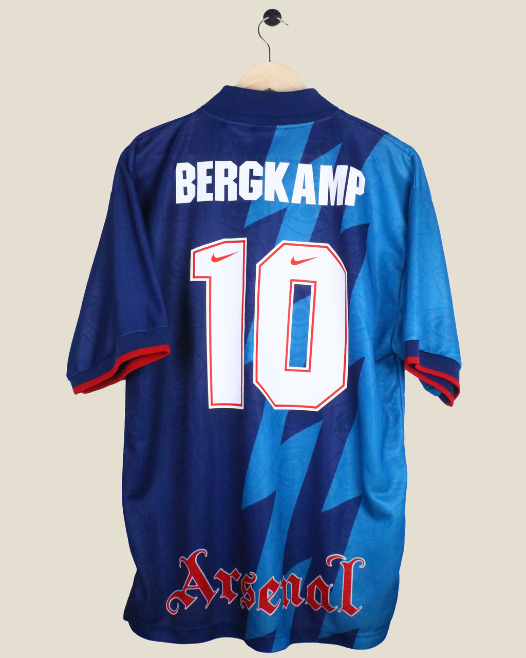 ARSENAL 1995/96  BERGKAMP #10 AWAY (L) NIKE