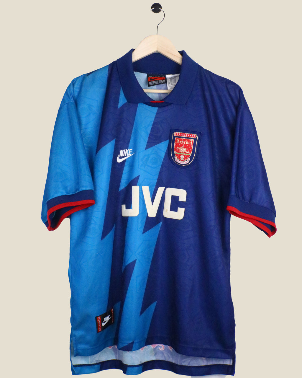 ARSENAL 1995/96  BERGKAMP #10 AWAY (L) NIKE