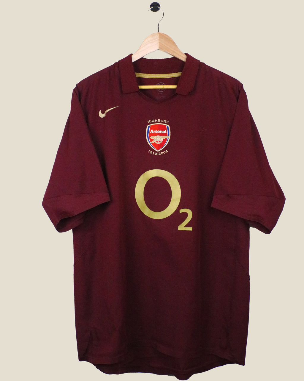 ARSENAL 2005/06 BERGKAMP #10 HOME (XL) NIKE