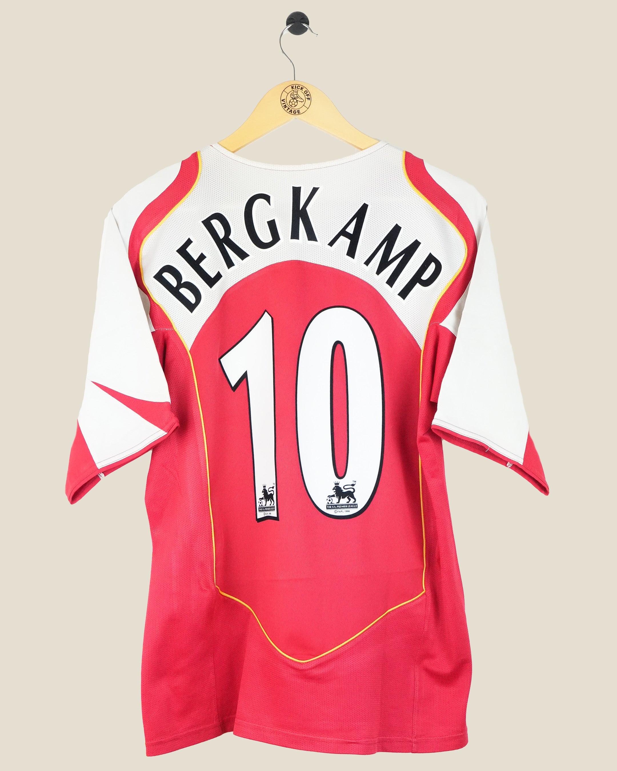 ARSENAL 2004/05 BERGKAMP HOME SHIRT (L) NIKE