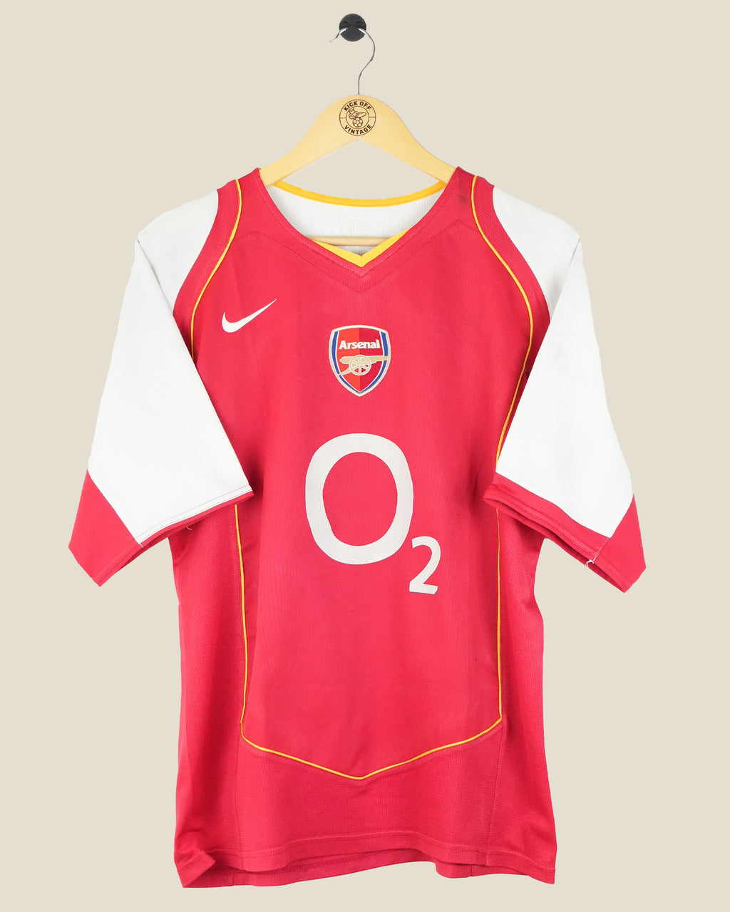 ARSENAL 2004/05 BERGKAMP HOME SHIRT (L) NIKE