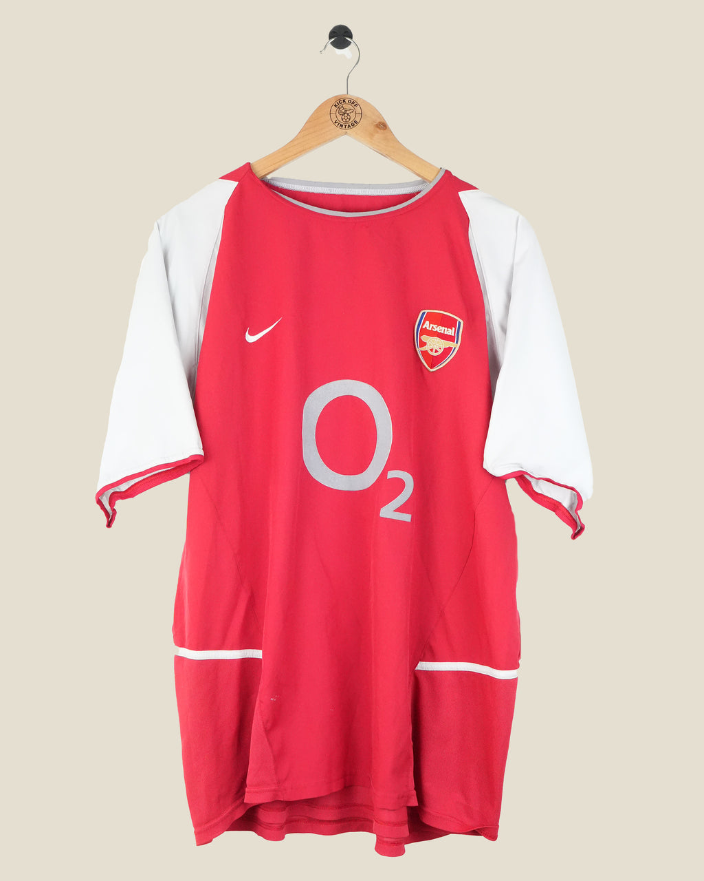 ARSENAL 2002/04 BERGKAMP HOME SHIRT (XL) NIKE
