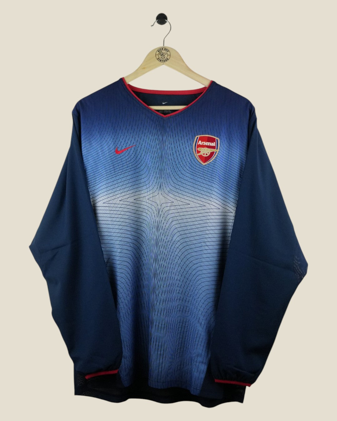 ARSENAL 2002/03 AWAY SHIRT PLAYER ISSUE L/S (L) NIKE