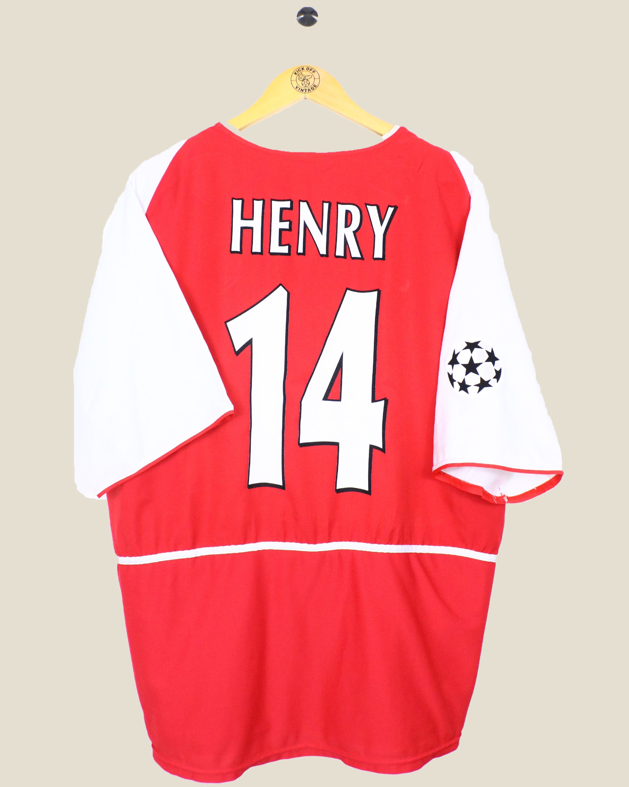 ARSENAL 2002/04 HENRY UCL HOME SHIRT (L) NIKE