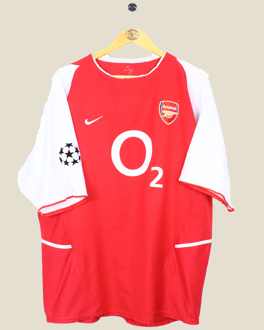 ARSENAL 2002/04 HENRY UCL HOME SHIRT (L) NIKE