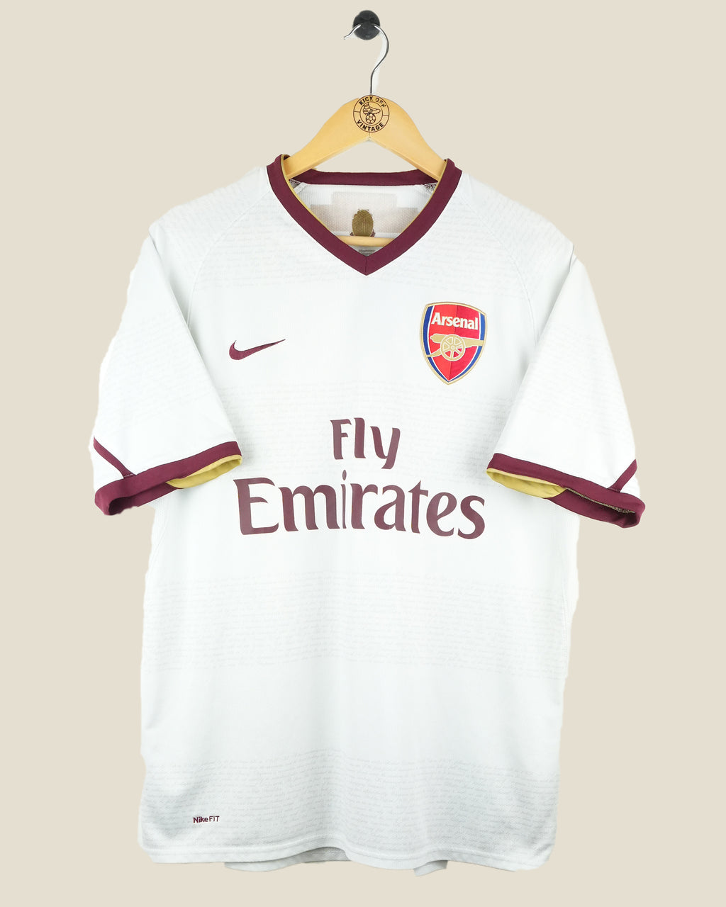 ARSENAL 2007/08 VAN PERSIE AWAY SHIRT (M) NIKE