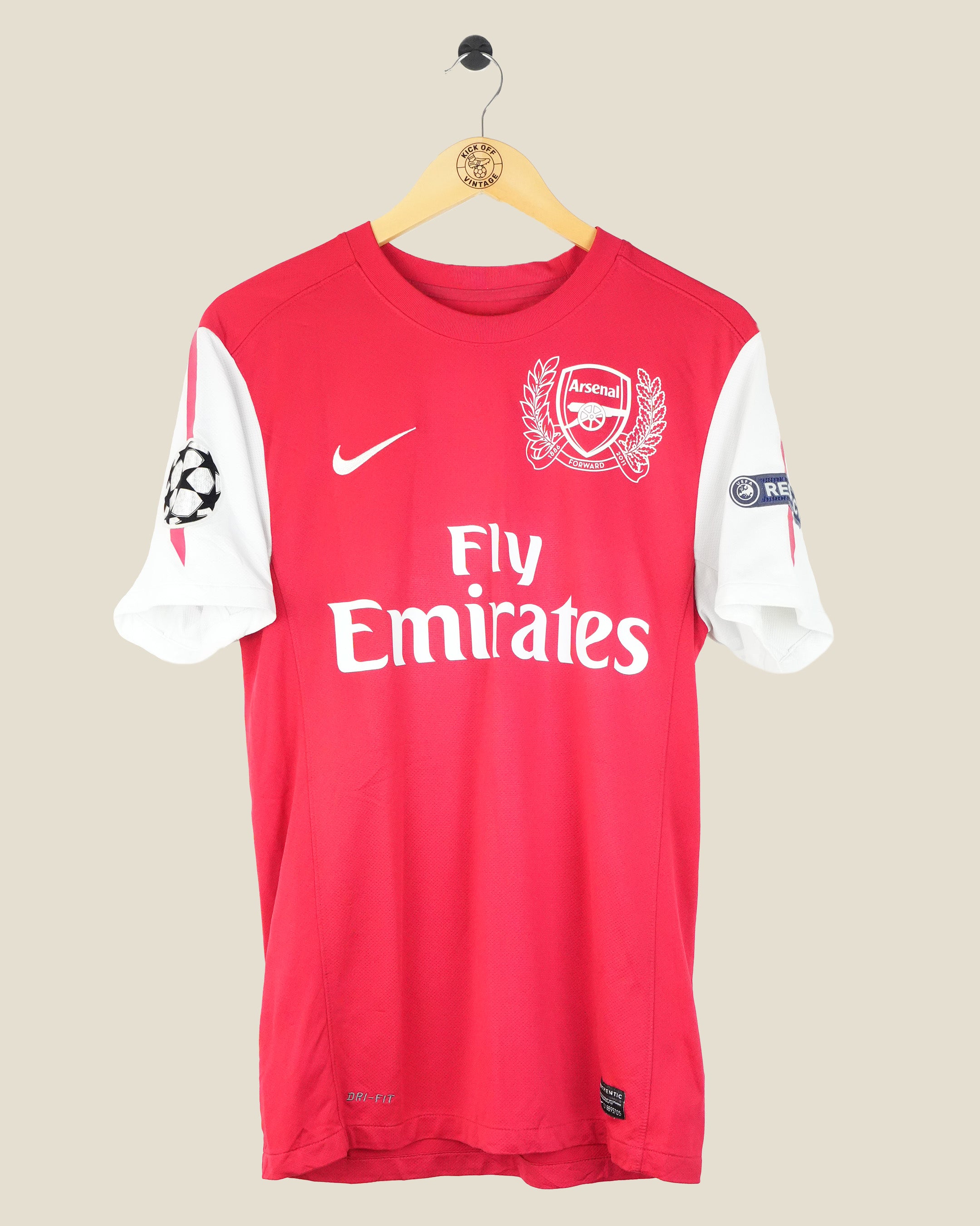 ARSENAL 2011/12 VAN PERSIE UCL HOME SHIRT (S) NIKE