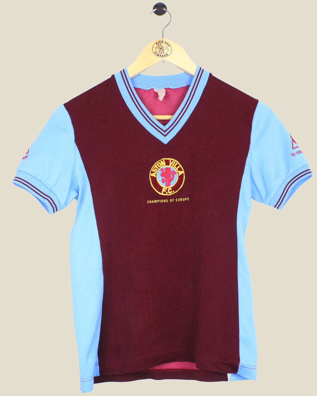 ASTON VILLA 1981/82 HOME EUROPEAN CHAMPIONS (XS) LE COQ SPORTIF