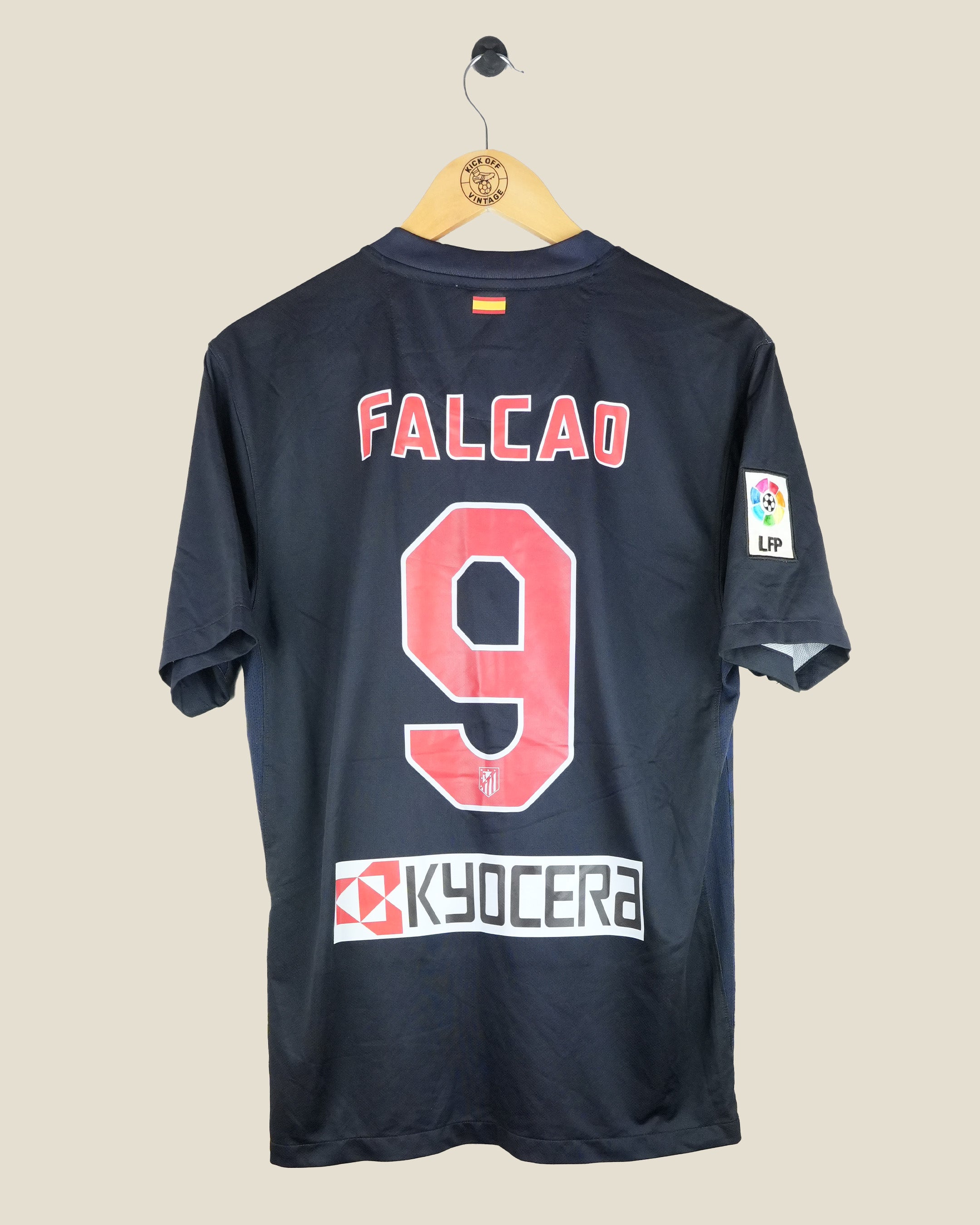 ATLETICO MADRID 2011/12 FALCAO AWAY SHIRT (M) NIKE